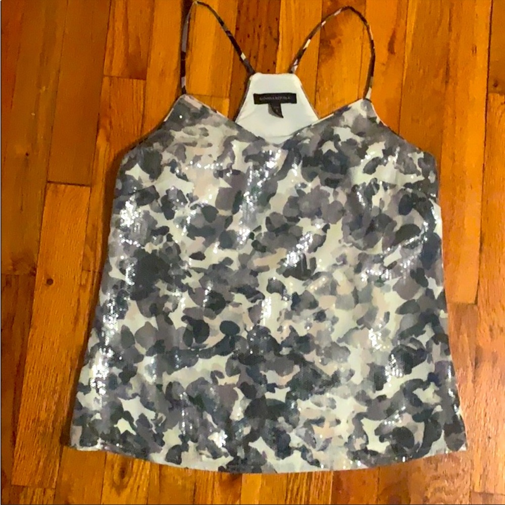Sequin tank top
